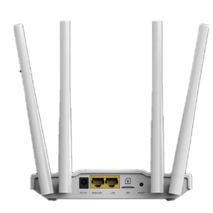 4G LTE/5G Dual Function WiFi Router with SIM Card Slot Supports Airtel, MTN & Lycamobile, 2 Ethernet Ports, Up to 300Mbps High speed.