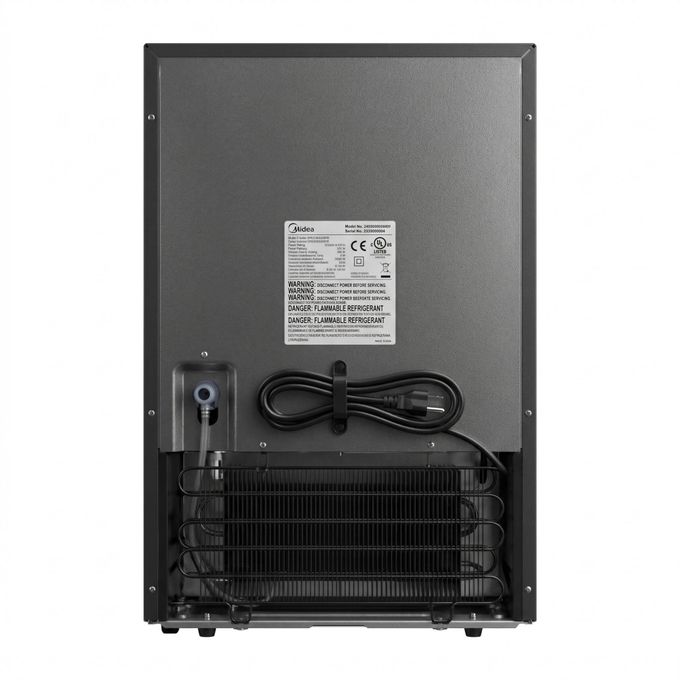 Midea 414 Litre Fridge, (Net 294 L), MDRT414FGF02, Double Door Top Mount Freezer Defrost Refrigerator – Silver