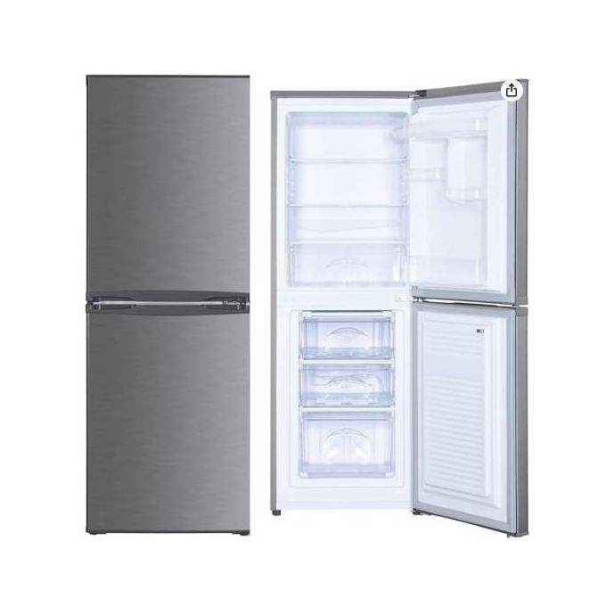 Roch 160 Liters Defrost Double Door Bottom Freezer Fridge ? InoX (2YRS WRNTY) Brand: Roch | Similar products from Roch