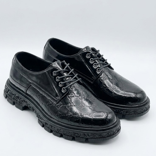 Monogram High-Shine Street Luxury Shoes